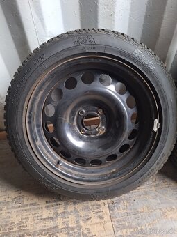 4x100 r17 plechové disky peugeot  aj s puklicami - 2