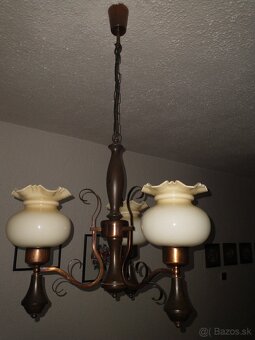 Predám rustikálny luster - 2