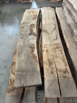 Vysušené dubové fošne, dub, 8 cm, dubové rezivo - 2