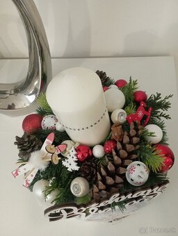 Vianočný svietnik na štedrovečerný stôl - 2