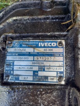 Predam prevodovku na iveco daily - 2