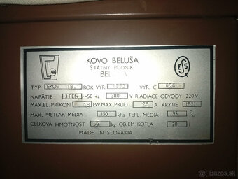 predám elektrický kotol EKOV - 2