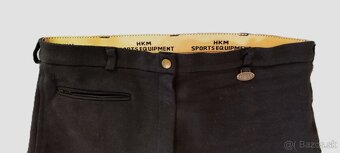 Pánske jazdecké nohavice čierne - 2