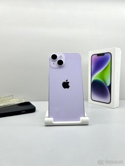 iPhone 14 PURPLE 256GB ORIGINÁL STAV + PRÍSLUŠENSTVO - 2