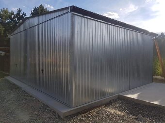 Plechové garáže 3x5m dvojgaráže 6x5m - 2