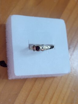 14 karátový zlatý dámsky prsteň - 2