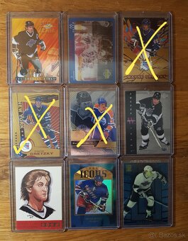 Wayne GRETZKY hokejové karty na prodej - 2
