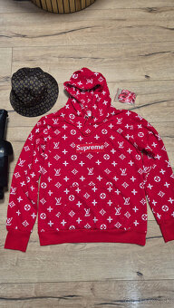 Louis Vuitton Supreme set - šnúrky Supreme zdarma - 2