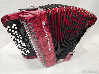 Chromaticky akordeon weltmeister romance 96b - 2