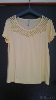 Tričko s čipkou-NOVÉ - 2