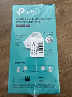 TP-LINK Passthrough Powerline Starter Kit - 2