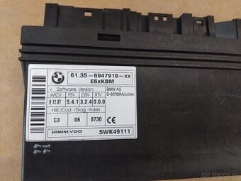 jednotka komfortu BMW E60 E61 - 2