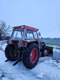 Kolesovy traktor Zetor 8045 Crystal 1981 celny nakladac lyzi - 2