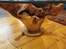 Konferenčný stolík dub koreň - 2