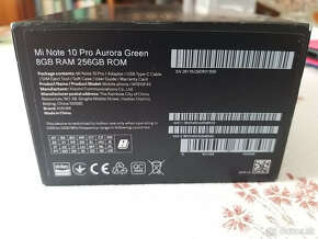 Xiaomi Mi Note 10 Pro 8/256 Gb Aurora Green - 2