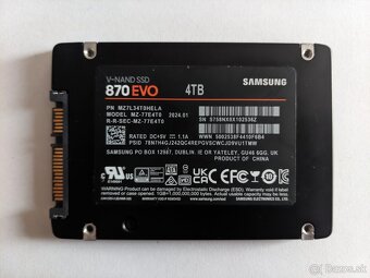 Samsung 870 EVO 4TB, 2,5, SATA III - 2