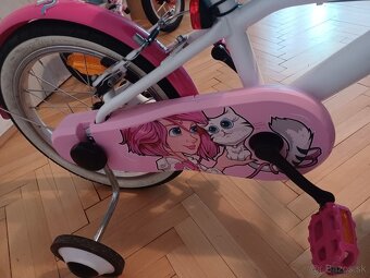 16" bicykel decathlon ruzovy - 2