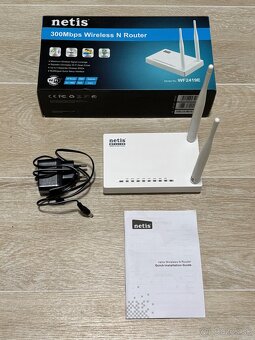 Mirkovlná anténa Mikrotik LGH 5 + WiFi router Netis - 2