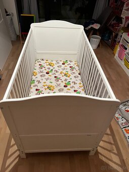 Detská postielka 140x70 + matrac - 2