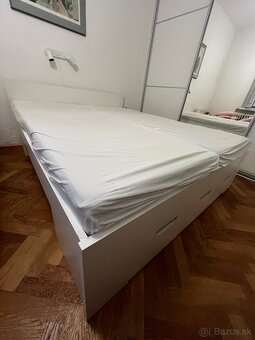 Manželská posteľ 160x200cm (+rošty a matrace) - 2