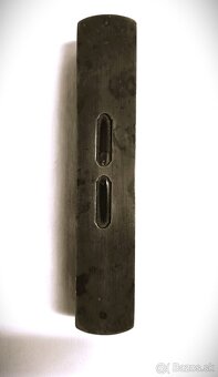 Stará funkční vodováha- mosaz na dřevě - 2