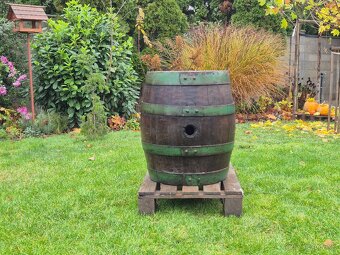 Predám drevený dubový sud - 2