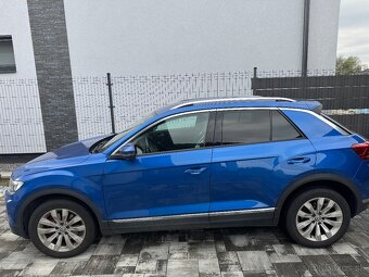 VW T ROC  modrá metalíza TOP stav - 2