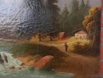 Romantické krajiny- Starožitné obrazy - 2