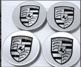 Stredové krytky Porsche 75 mm a 65 mm – nové, viacero farieb - 2
