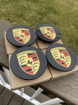 Stredové krytky Porsche 75 mm a 65 mm – nové, viacero farieb - 2
