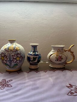 Váze sklo/porcelán keramika - 2