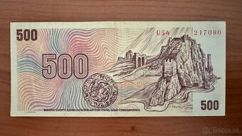 Predám 500kčs 1973 ser. U54 - 2