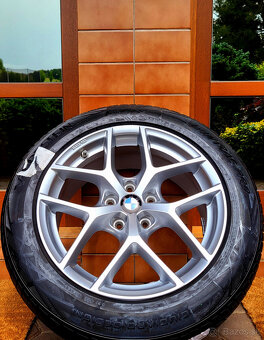 alu R17 5x112, senzory, zimné pneu, BMW X1, X2 - 2