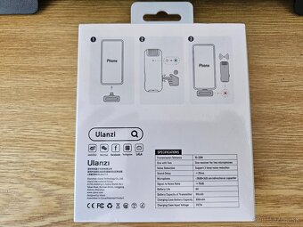 Bezdrôtový mikrofónový systém Ulanzi J12 pre Iphone - 2