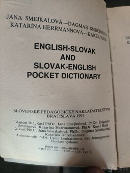 Slovník - anglický, nemecký a taliansky - 2