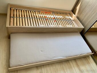 🛏 Predám rozkladaciu posteľ/ 2-krat 80x200 cm + matrace - 2