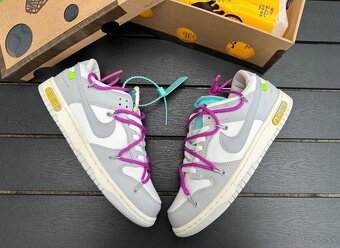 Nike Off white dunk low lot 21 tenisky - 2