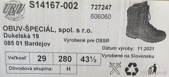Vojenské kanady gore-tex 43.5 - 2