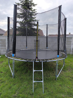 Trampolína DUVLAN 305 cm a ochranná sieť + schodíky - 2