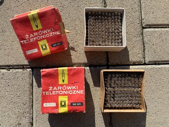 Telefónne žiarovky POLAM 80 roky - 2