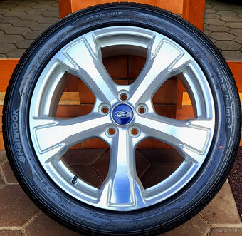 alu R18 5x108, pneu 235/45, orig. Ford, ako NOVÉ - 2