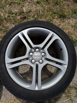 originál disky SEAT R17 – 5x100 + letné pneumatiky - 2