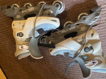 Kolieskove korcule s chranicmi velkost 35-38 eu - 2