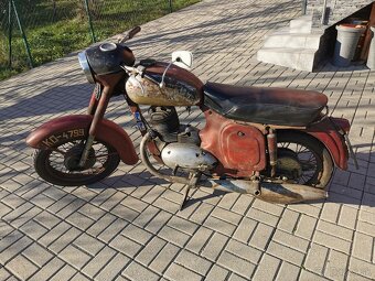 JAWA 250 s TP a ŠPZ - 2