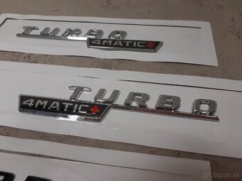 Mercedes AMG turbo 4matic+ logo - 2