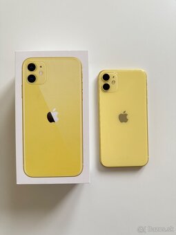 iPhone 11 TOP STAV 128gb žltý - 2