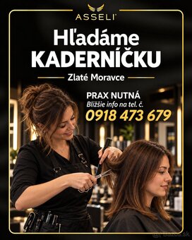 HĽADÁME BARBERA / BARBERKU / KADERNÍKA / KADERNÍČKU - 2