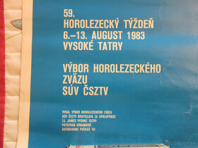 Plagát. Horolezecký týždeň, Vys. Tatry 1983 - 2