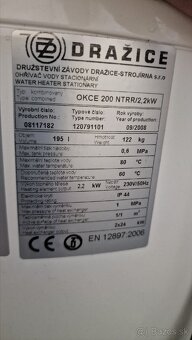 Zásobník bojler Dražice OKCE 200 NTRR/2,2kW - 2