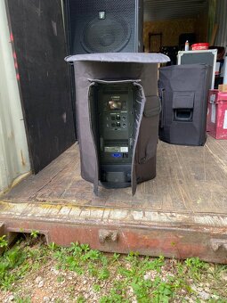 2× Yamaha DZR12 + 2× polstrované púzdra (TOP stav) - 2